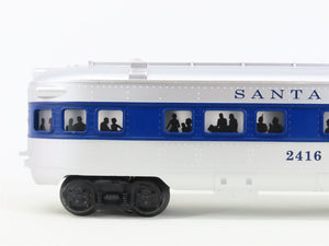 O Gauge 3-Rail Lionel 2416 ATSF Santa Fe Observation Passenger #2416 Lighted