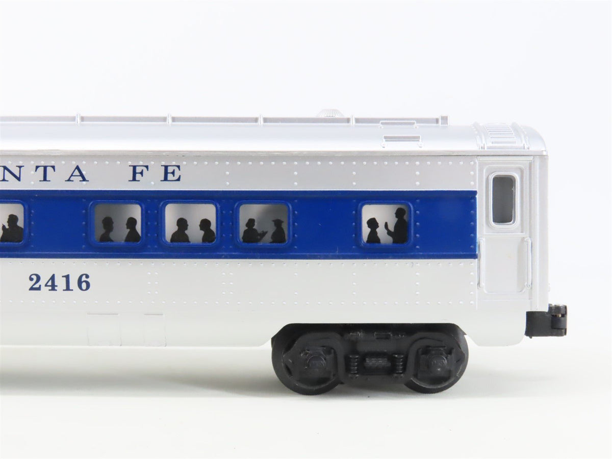 O Gauge 3-Rail Lionel 2416 ATSF Santa Fe Observation Passenger #2416 Lighted