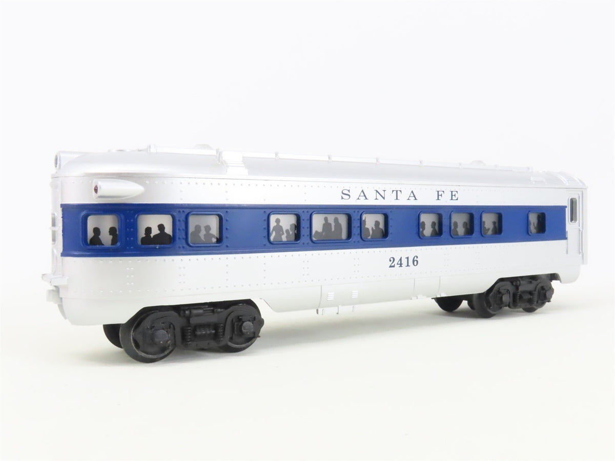 O Gauge 3-Rail Lionel 2416 ATSF Santa Fe Observation Passenger #2416 Lighted