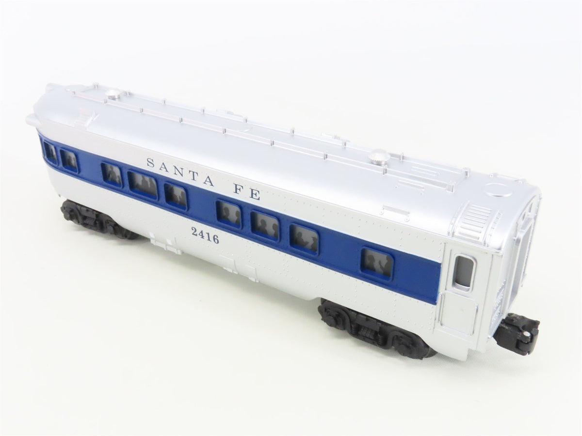O Gauge 3-Rail Lionel 2416 ATSF Santa Fe Observation Passenger #2416 Lighted