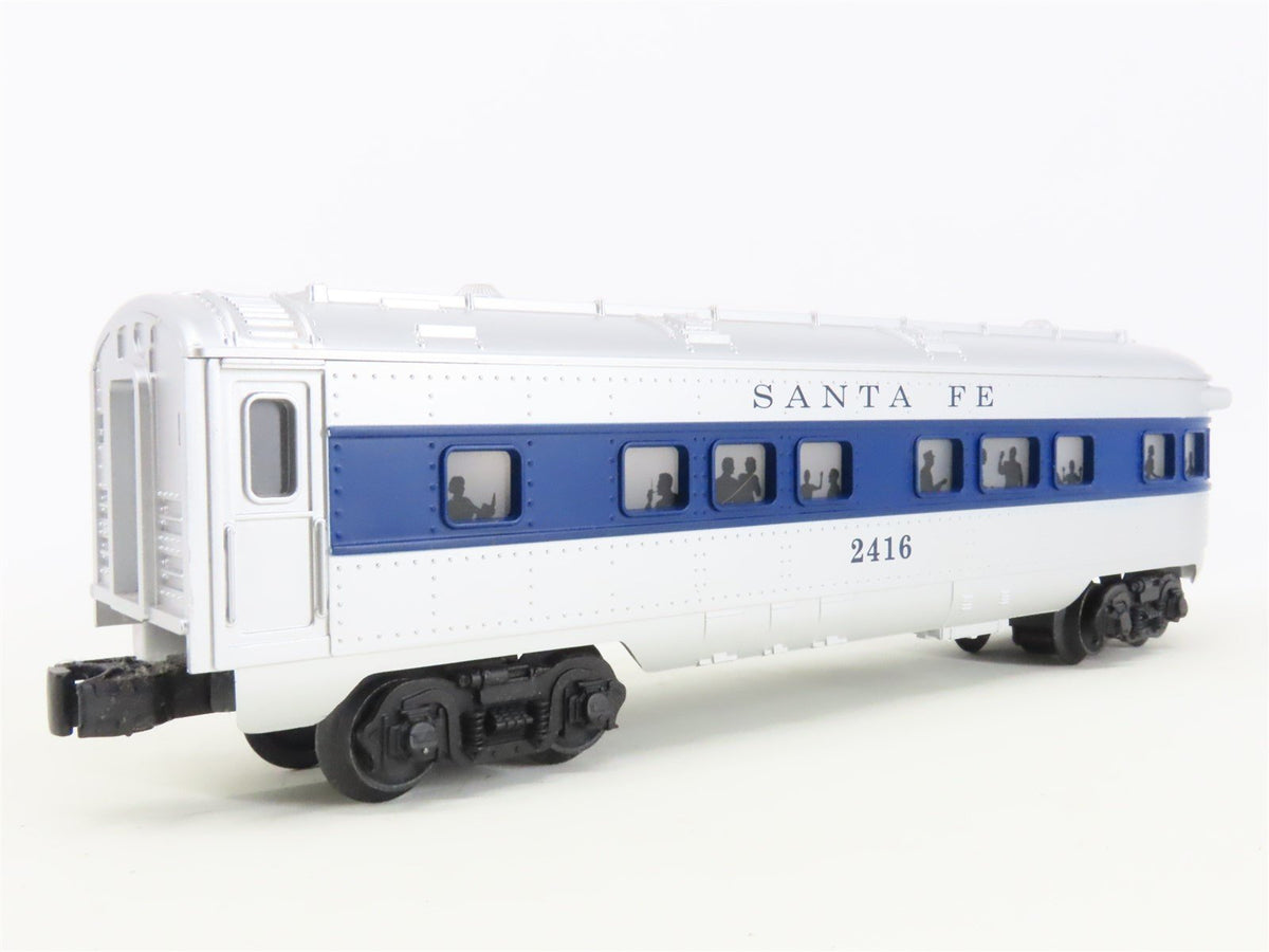 O Gauge 3-Rail Lionel 2416 ATSF Santa Fe Observation Passenger #2416 Lighted