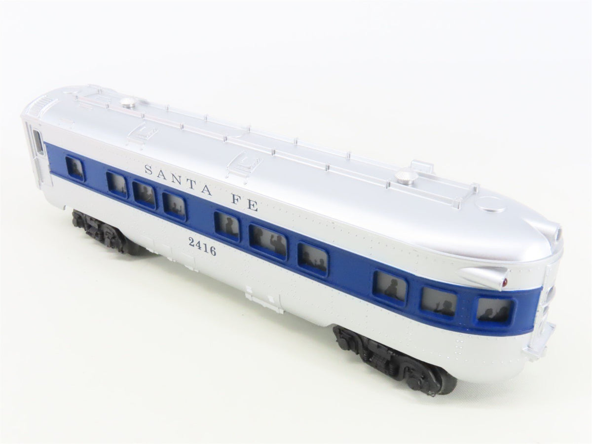 O Gauge 3-Rail Lionel 2416 ATSF Santa Fe Observation Passenger #2416 Lighted