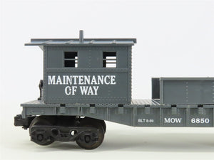 O Gauge 3-Rail K-Line K-6850 MOW Maintenance of Way Boom Car #6850