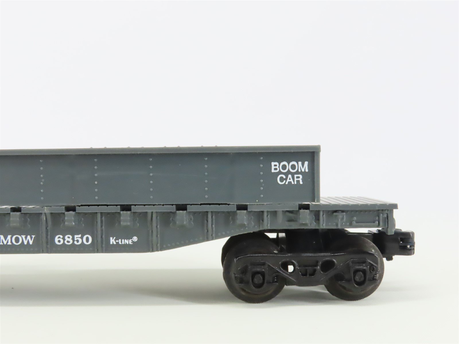 O Gauge 3-Rail K-Line K-6850 MOW Maintenance of Way Boom Car #6850