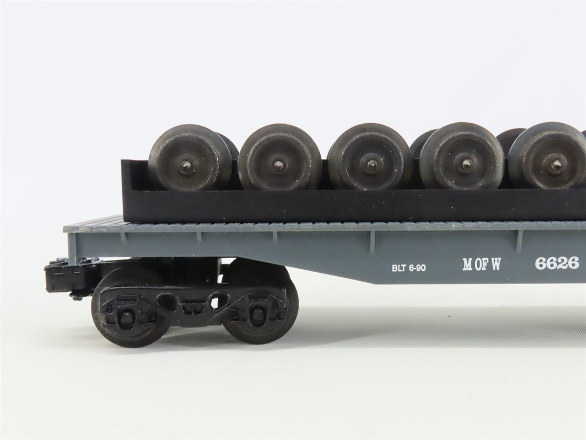 O Gauge 3-Rail K-Line K-6626 MOW Maintenance of Way Wheel Car #6626