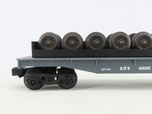O Gauge 3-Rail K-Line K-6626 MOW Maintenance of Way Wheel Car #6626