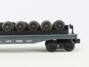 O Gauge 3-Rail K-Line K-6626 MOW Maintenance of Way Wheel Car #6626