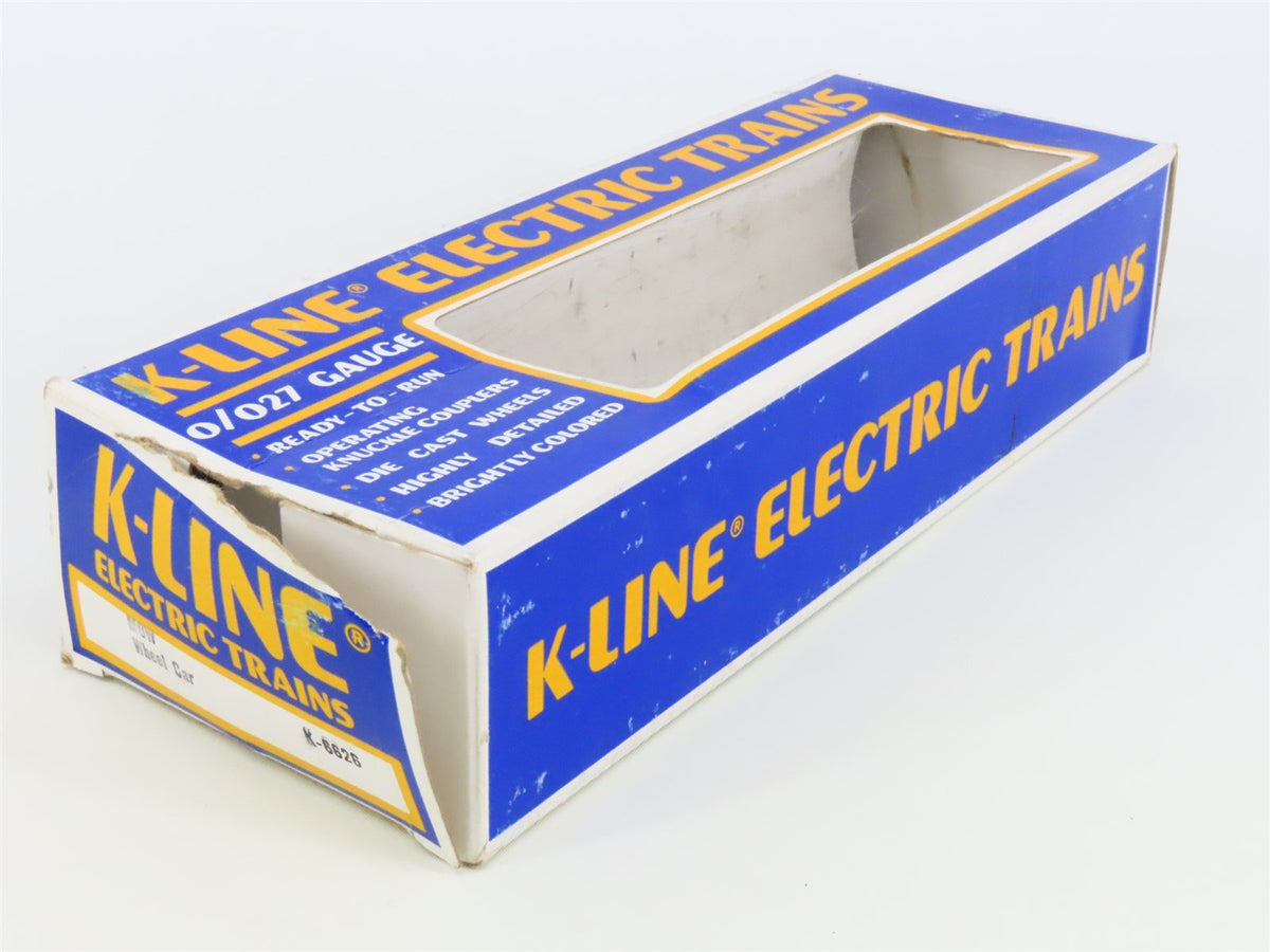 O Gauge 3-Rail K-Line K-6626 MOW Maintenance of Way Wheel Car #6626