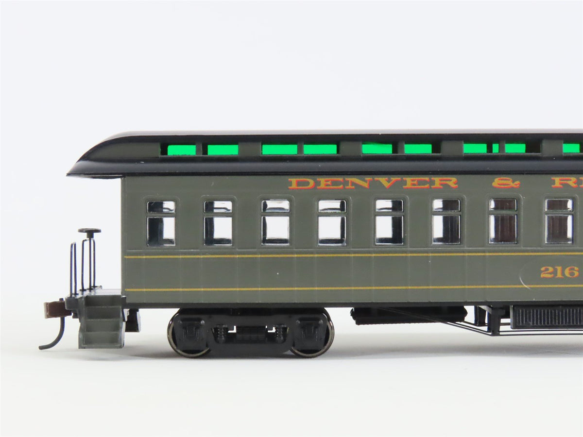 HO Scale Roundhouse 84823 D&amp;RGW Rio Grande Overland Passenger 4-Car Set
