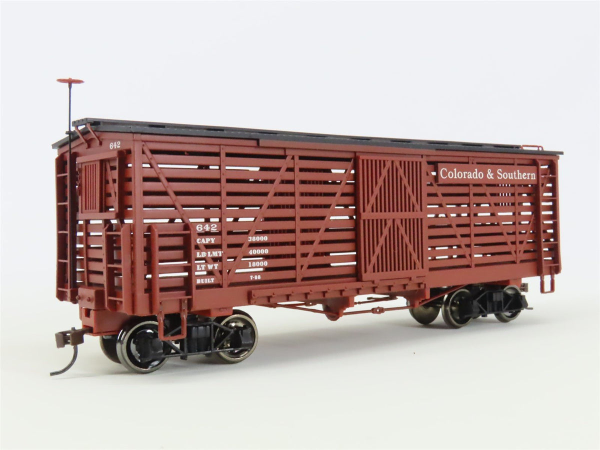On30 Scale Bachmann Spectrum 27523 C&amp;S Colorado &amp; Southern Stock Car #642