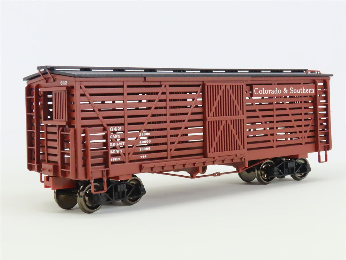 On30 Scale Bachmann Spectrum 27523 C&amp;S Colorado &amp; Southern Stock Car #642