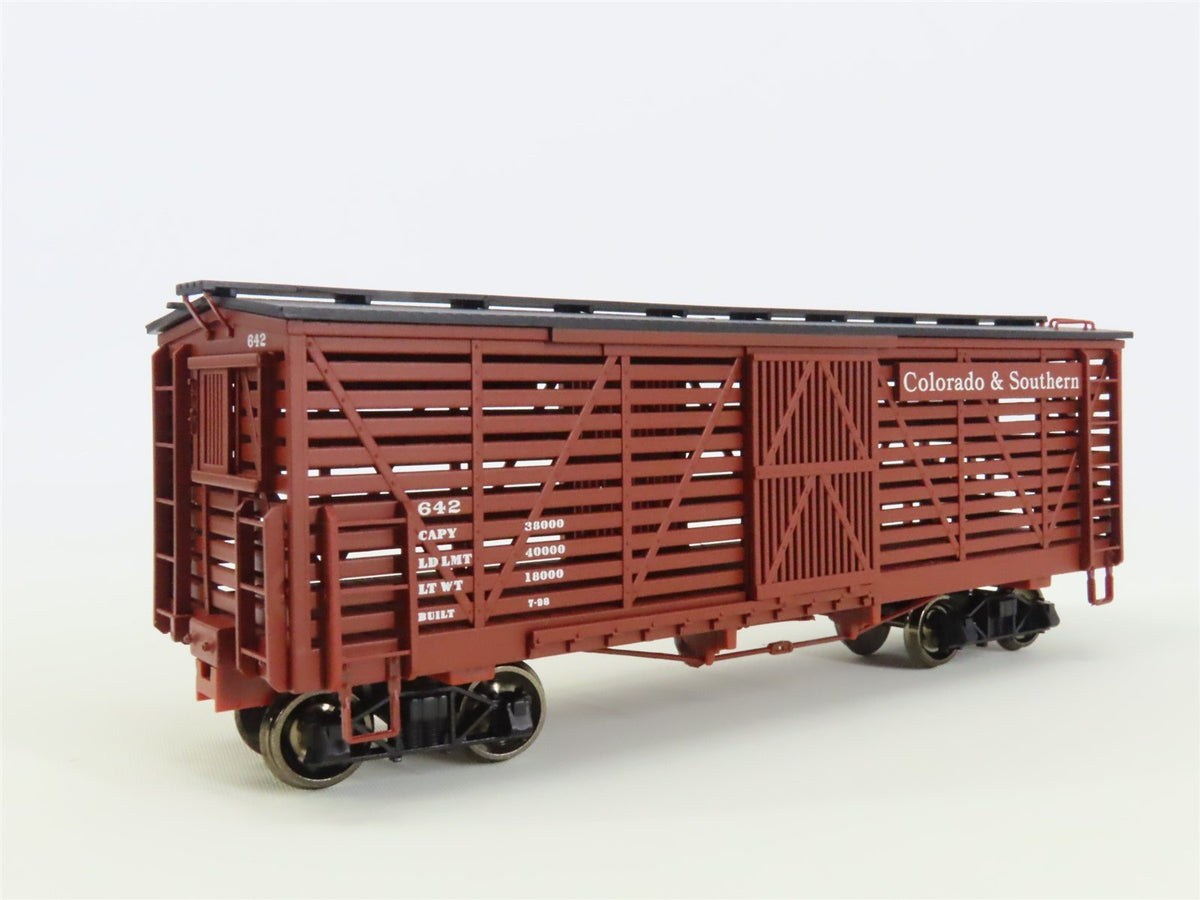 On30 Scale Bachmann Spectrum 27523 C&amp;S Colorado &amp; Southern Stock Car #642
