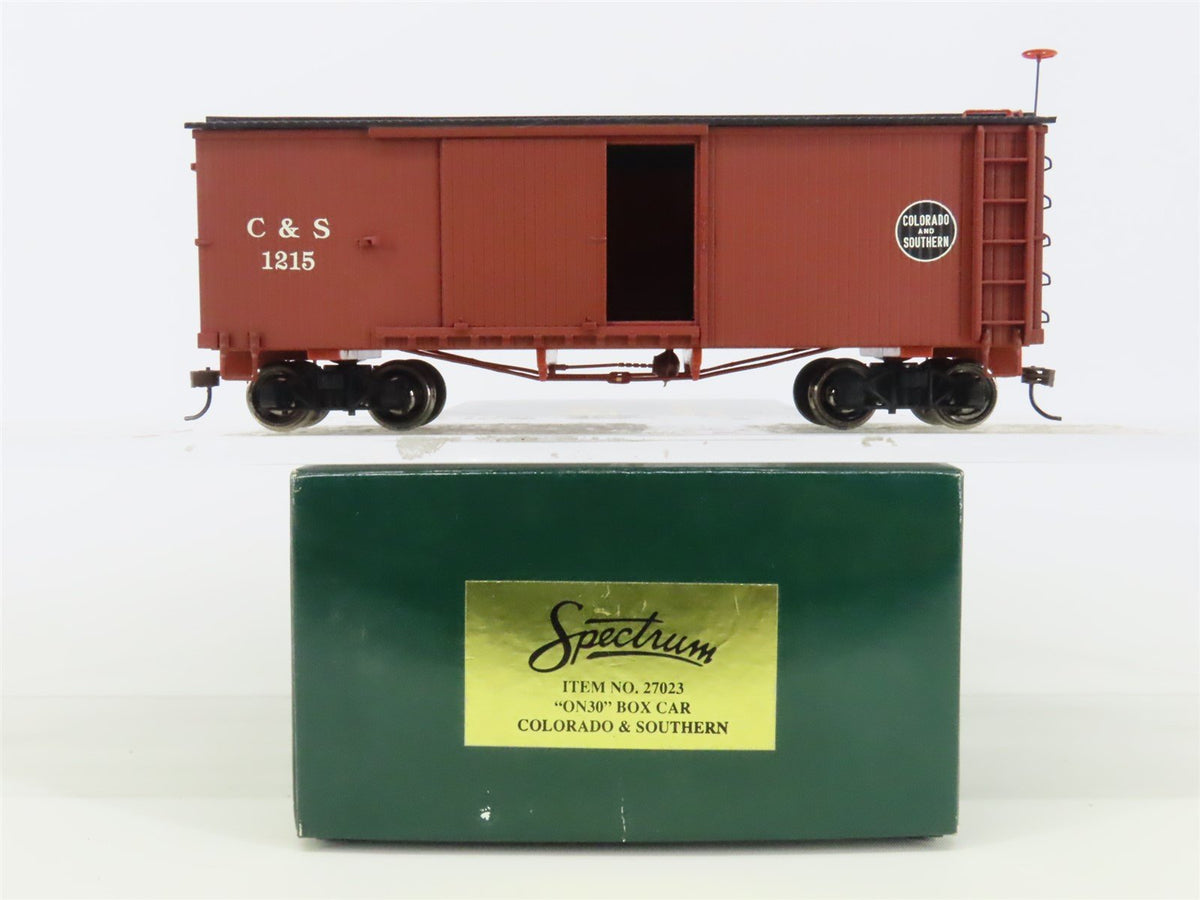 On30 Scale Bachmann Spectrum 27023 C&amp;S Colorado &amp; Southern Box Car #1215