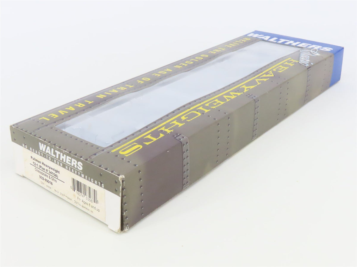 HO Scale Walthers 932-10018 C&amp;O Chesapeake &amp; Ohio Pullman Heavyweight Passenger