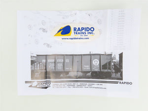 HO Scale Rapido 148007A LV Lehigh Valley Railroad 2-Bay Open Hopper #20283