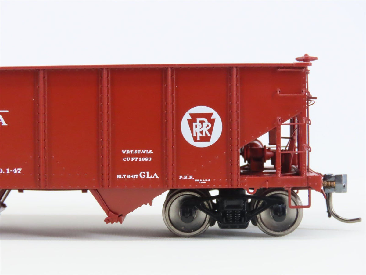 HO Scale Rapido 148002-5 PRR Pennsylvania Railroad 2-Bay Open Hopper #167363