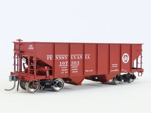 HO Scale Rapido 148002-5 PRR Pennsylvania Railroad 2-Bay Open Hopper #167363