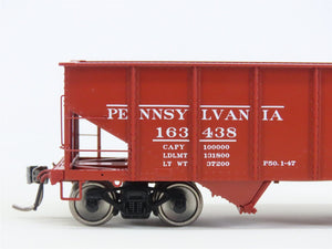 HO Scale Rapido 148001-6 PRR Pennsylvania Railroad 2-Bay Open Hopper #163438