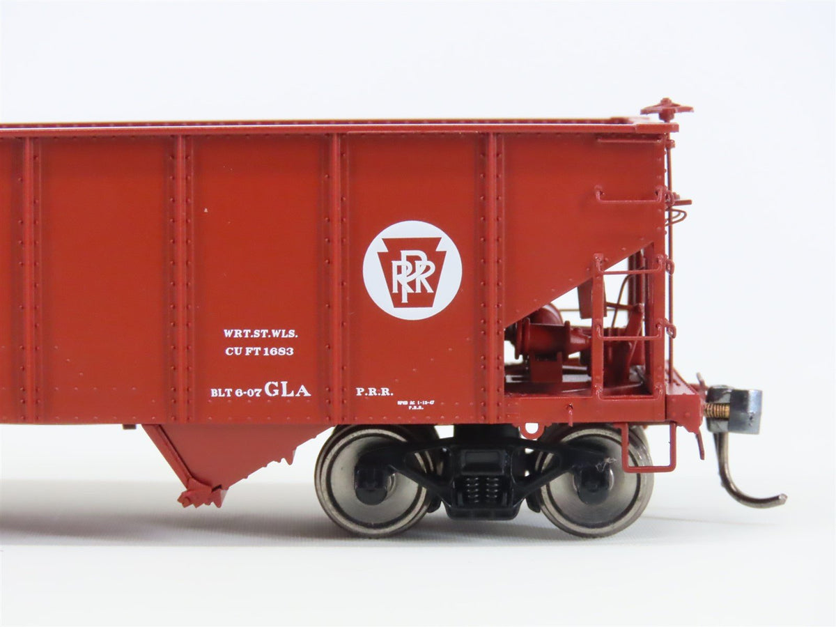 HO Scale Rapido 148001-6 PRR Pennsylvania Railroad 2-Bay Open Hopper #163438