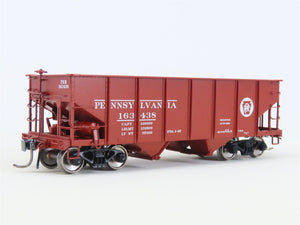 HO Scale Rapido 148001-6 PRR Pennsylvania Railroad 2-Bay Open Hopper #163438