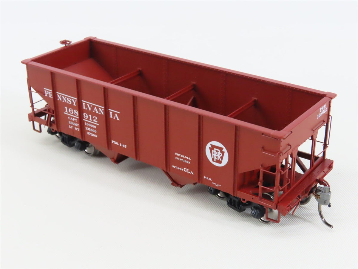 HO Scale Rapido 148002-6 PRR Pennsylvania Railroad 2-Bay Open Hopper #168912