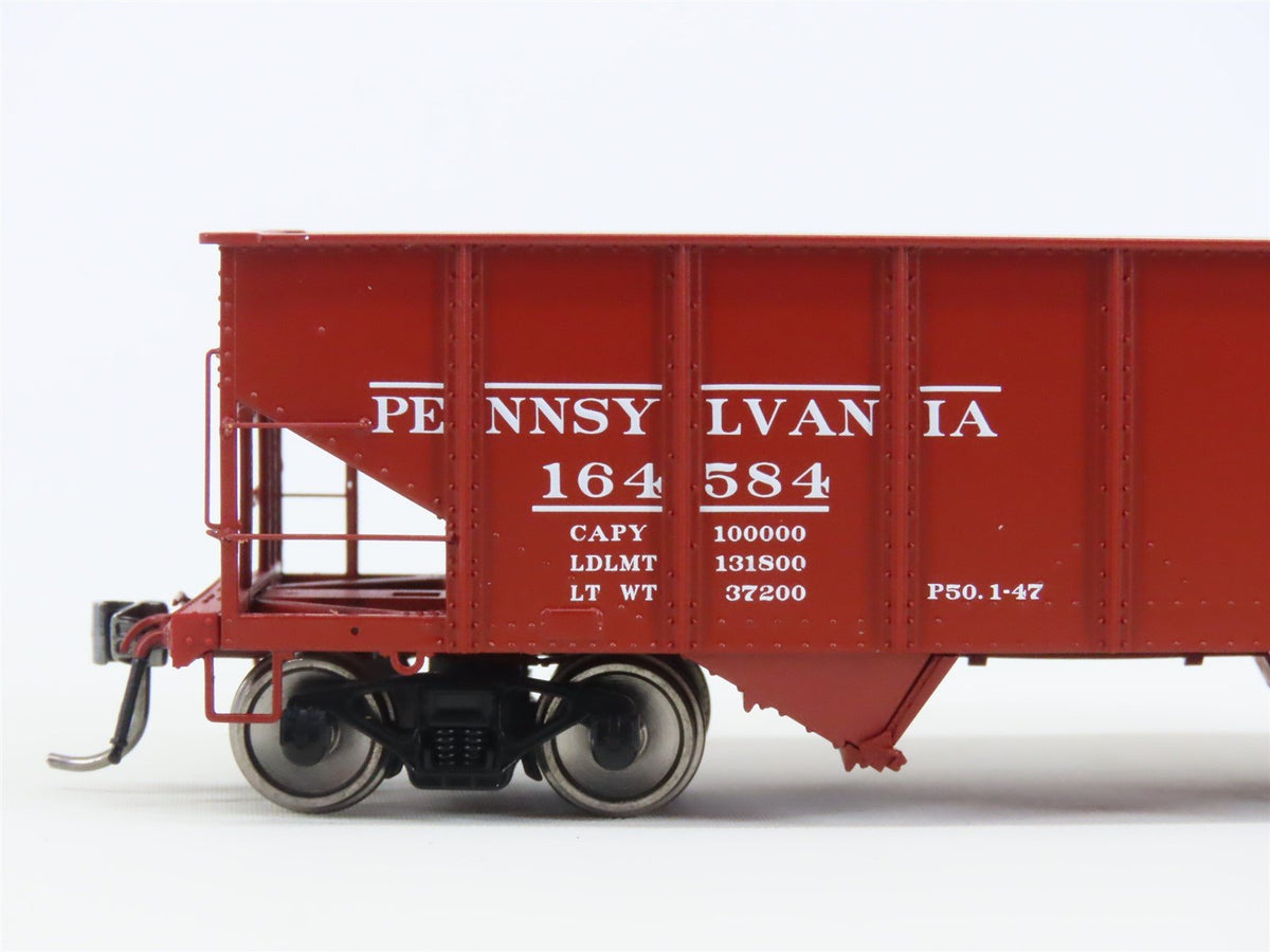 HO Scale Rapido 148002-3 PRR Pennsylvania Railroad 2-Bay Open Hopper #164584