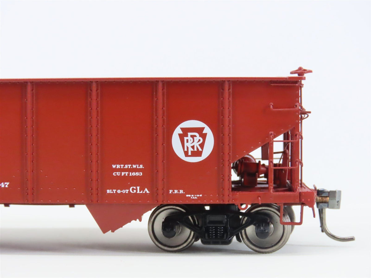HO Scale Rapido 148002-3 PRR Pennsylvania Railroad 2-Bay Open Hopper #164584