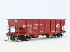HO Scale Rapido 148002-3 PRR Pennsylvania Railroad 2-Bay Open Hopper #164584