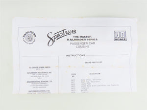 HO Scale Bachmann Spectrum 89241 PRR Pennsylvania Combine Passenger #9920