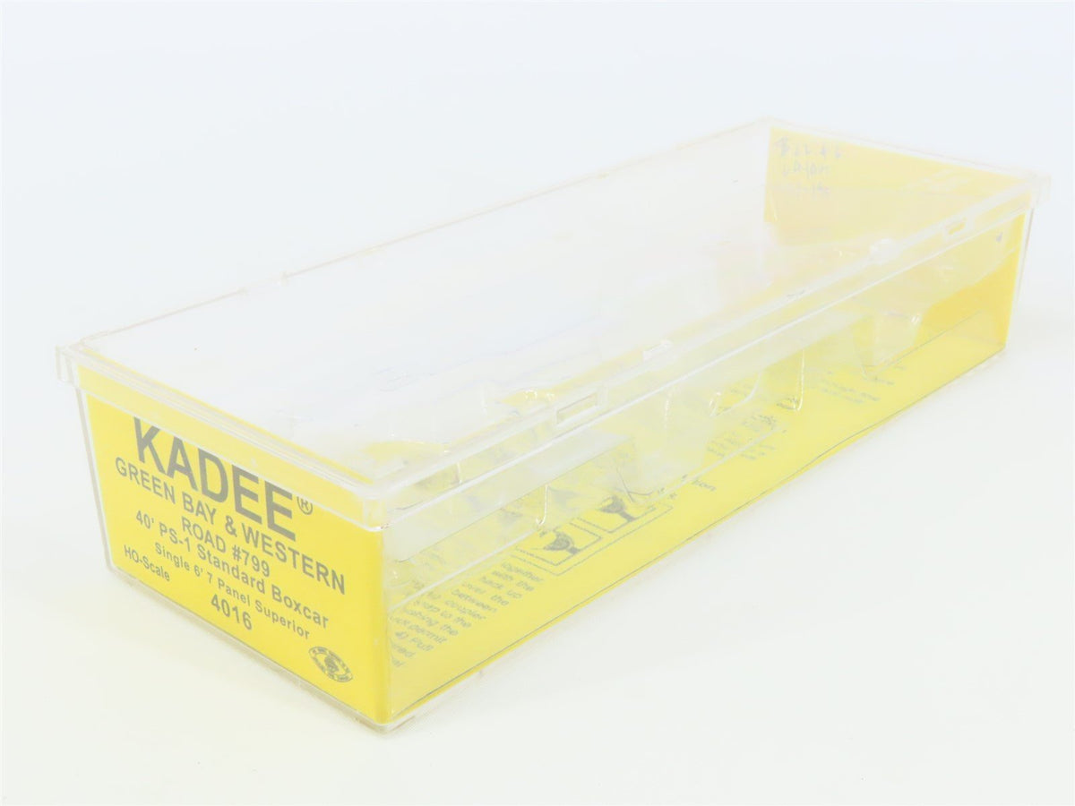 HO Scale Kadee 4016 GBW Green Bay Route 40&#39; Single Door Box Car #799