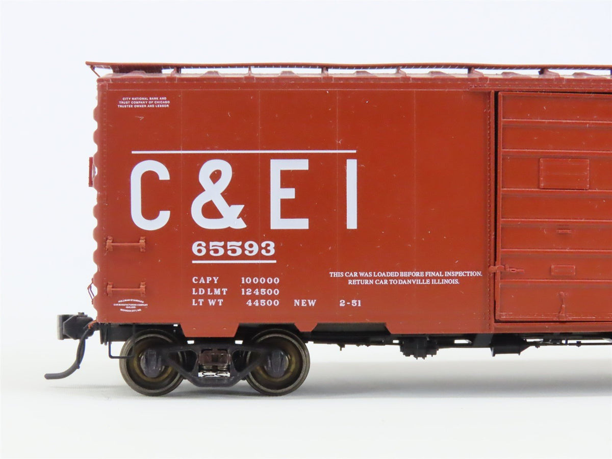 HO Scale Kadee 4030 C&amp;EI Chicago &amp; Eastern Illinois Railroad 40&#39; Box Car #65593
