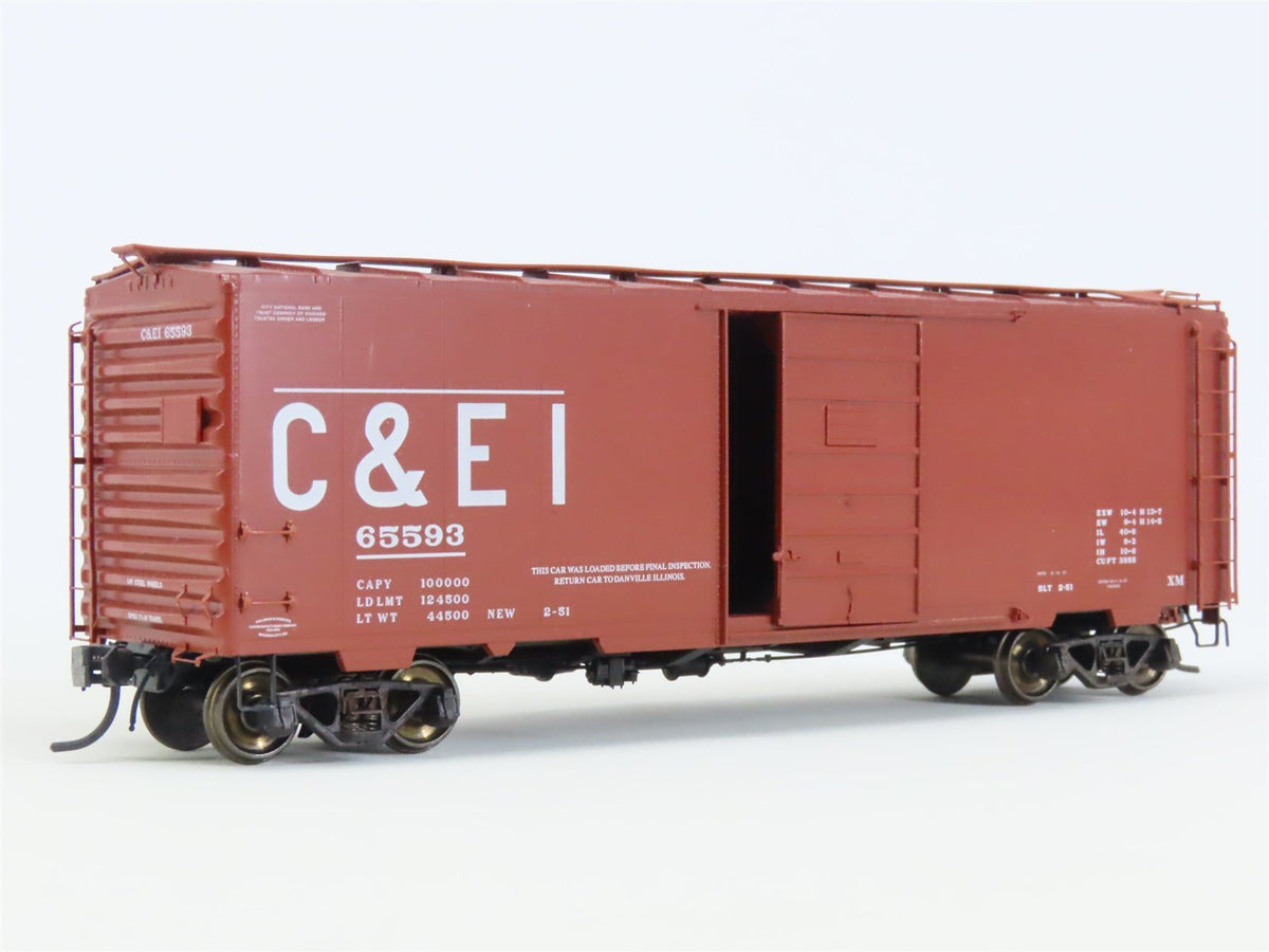 HO Scale Kadee 4030 C&amp;EI Chicago &amp; Eastern Illinois Railroad 40&#39; Box Car #65593