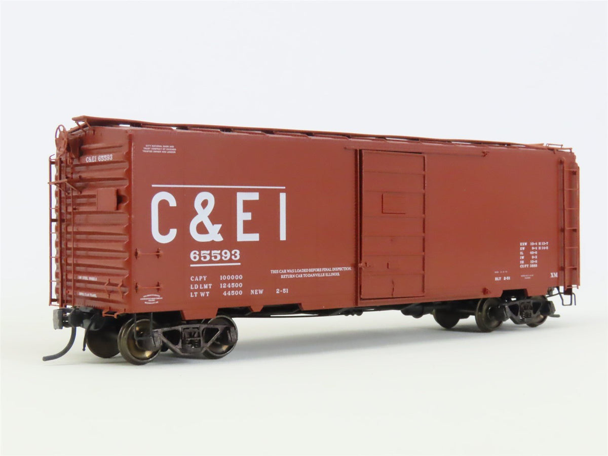 HO Scale Kadee 4030 C&amp;EI Chicago &amp; Eastern Illinois Railroad 40&#39; Box Car #65593