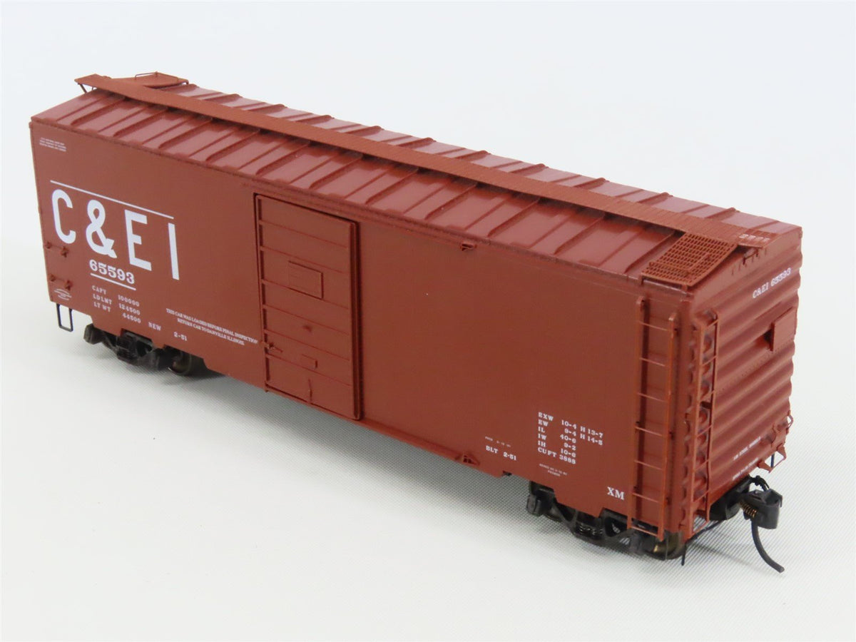 HO Scale Kadee 4030 C&amp;EI Chicago &amp; Eastern Illinois Railroad 40&#39; Box Car #65593