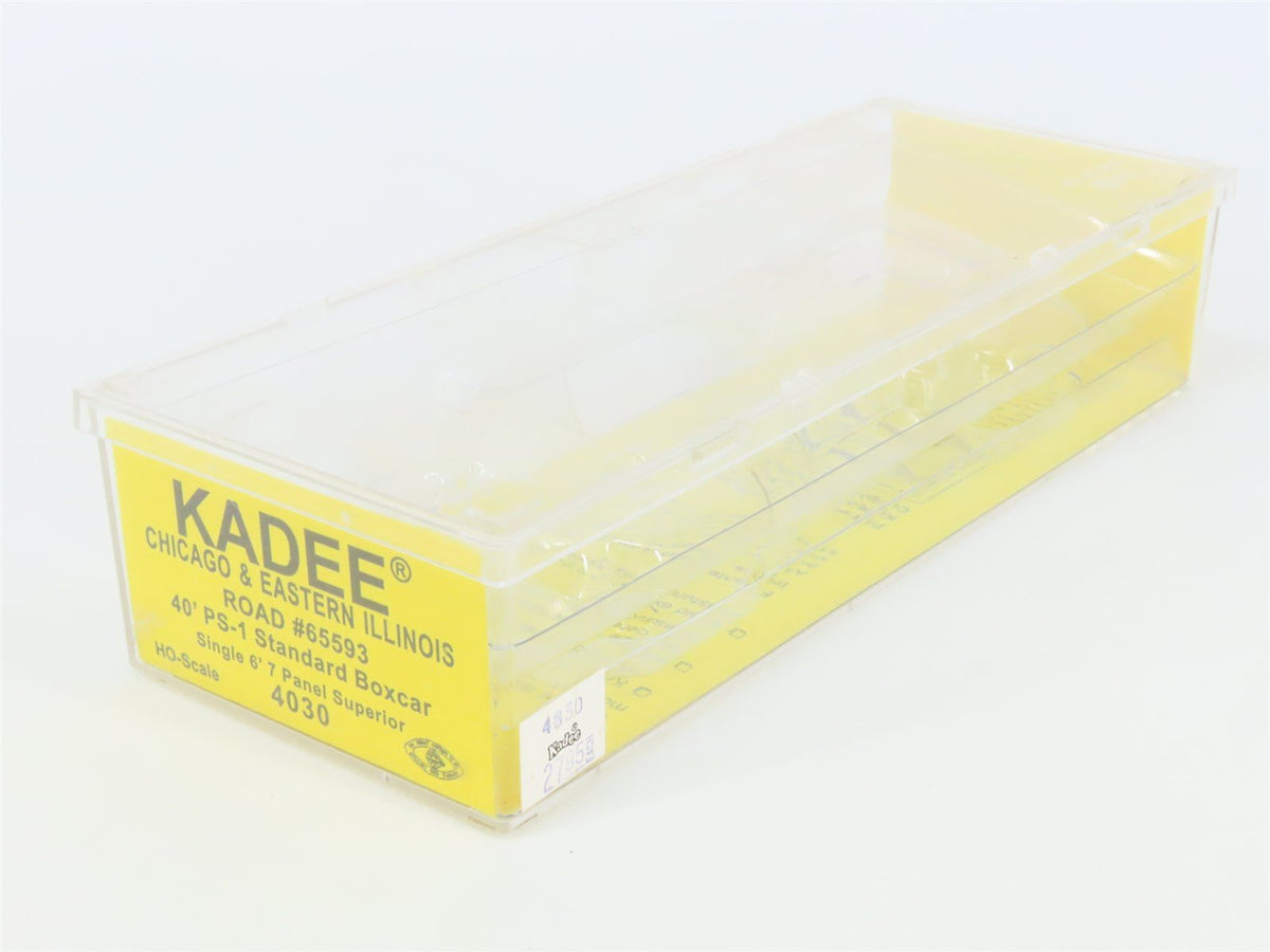 HO Scale Kadee 4030 C&amp;EI Chicago &amp; Eastern Illinois Railroad 40&#39; Box Car #65593