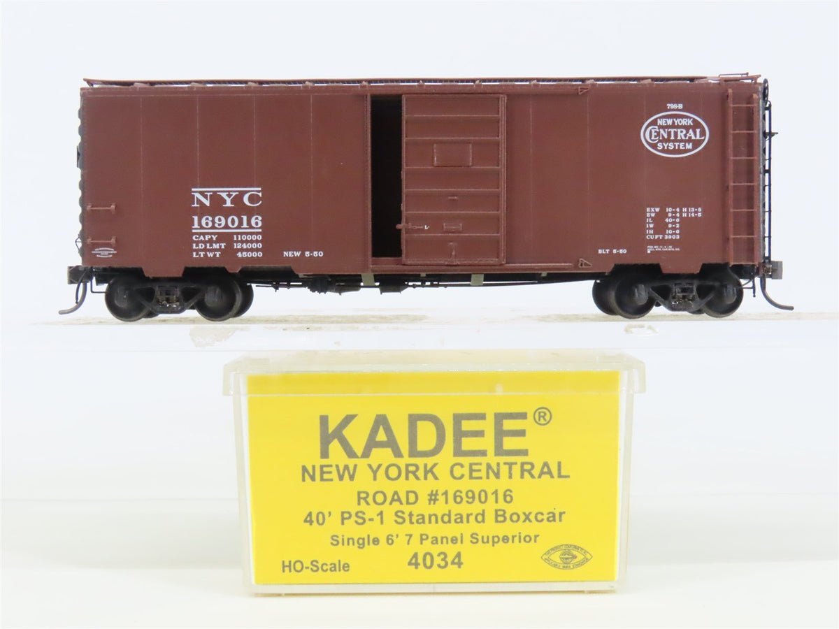 HO Scale Kadee 4034 NYC New York Central 40&#39; Single Door Box Car #169016