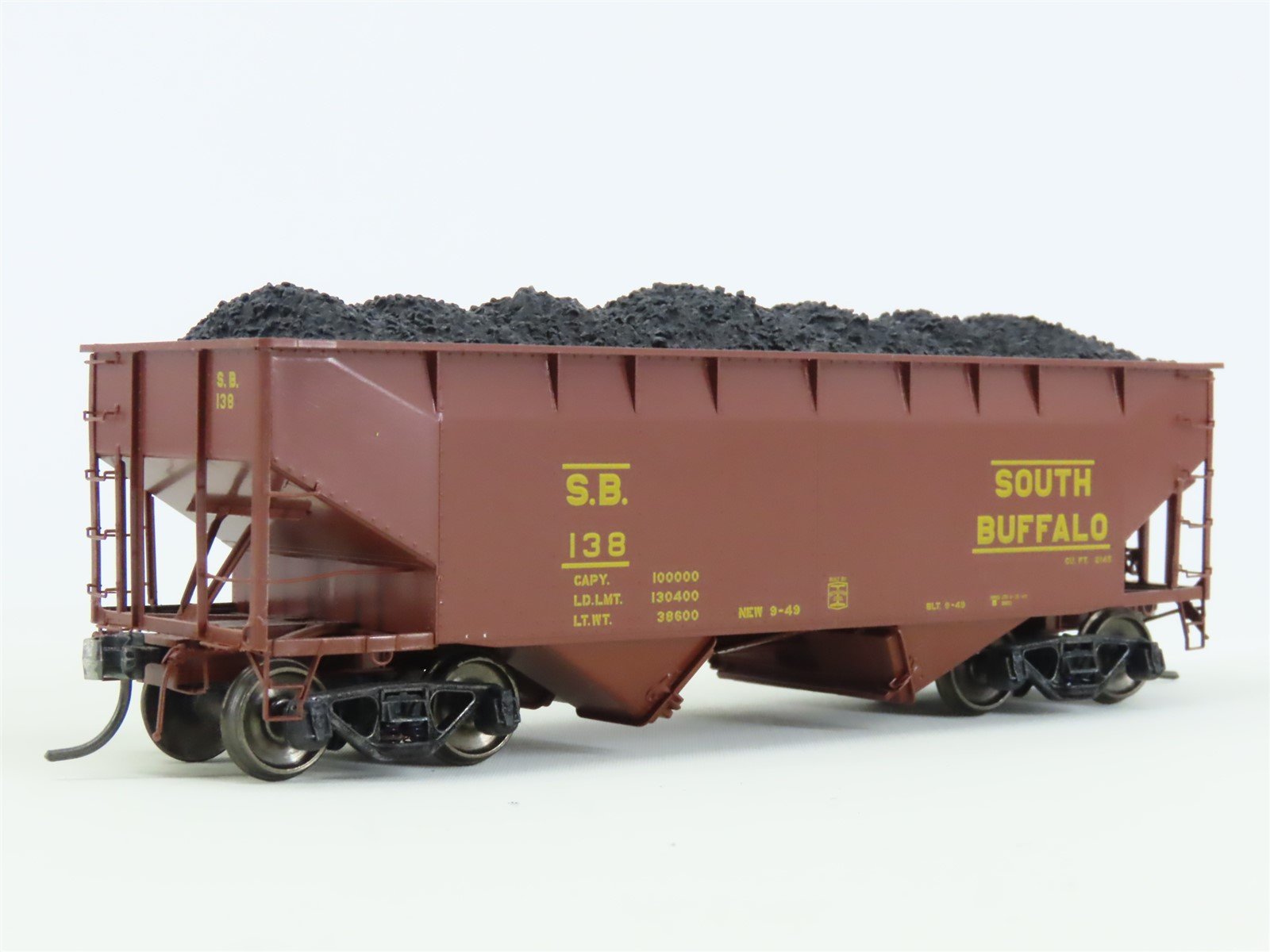 HO Scale Kadee 7028 SB South Buffalo 2-Bay Offset Open Hopper #138