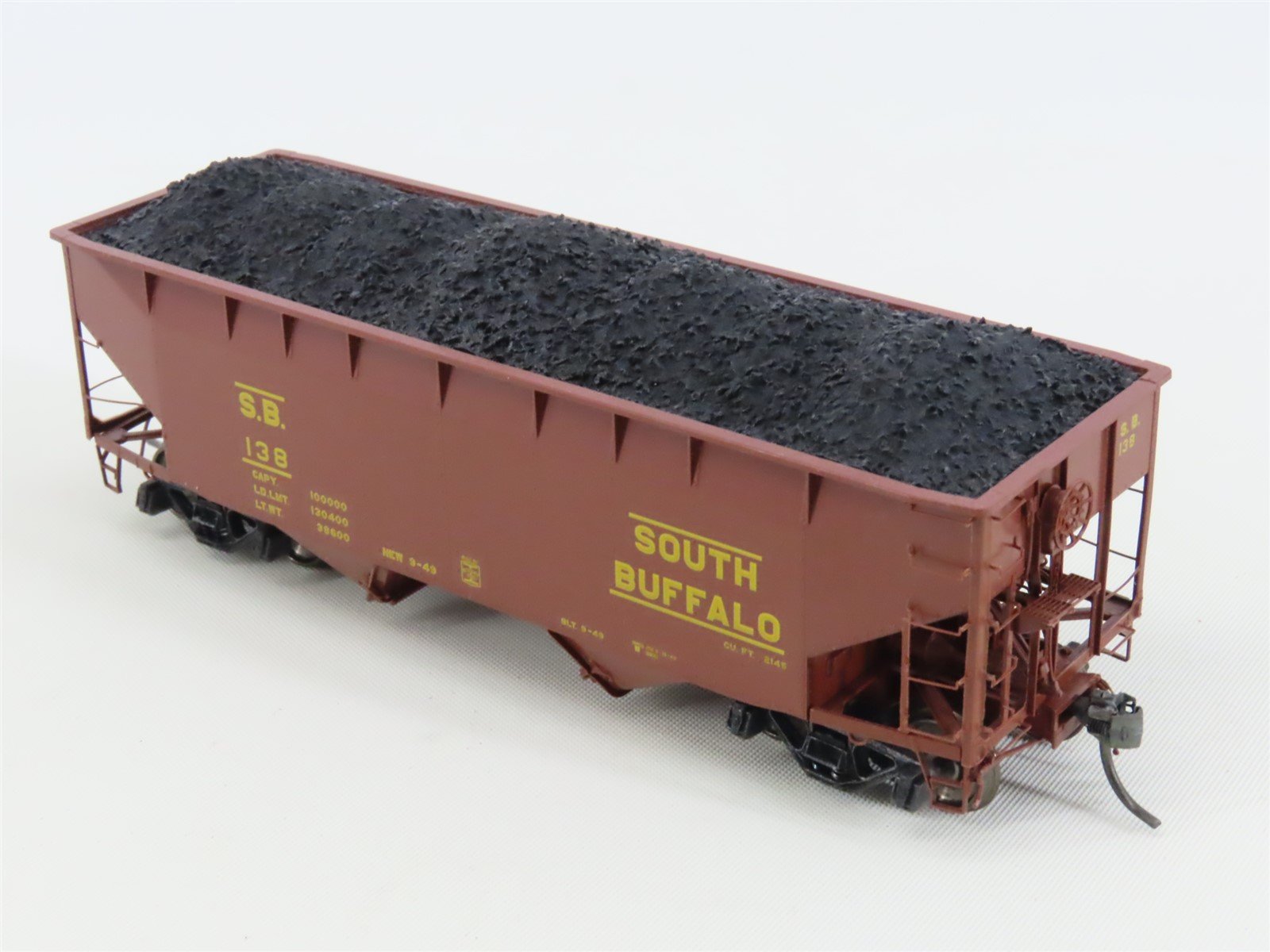 HO Scale Kadee 7028 SB South Buffalo 2-Bay Offset Open Hopper #138