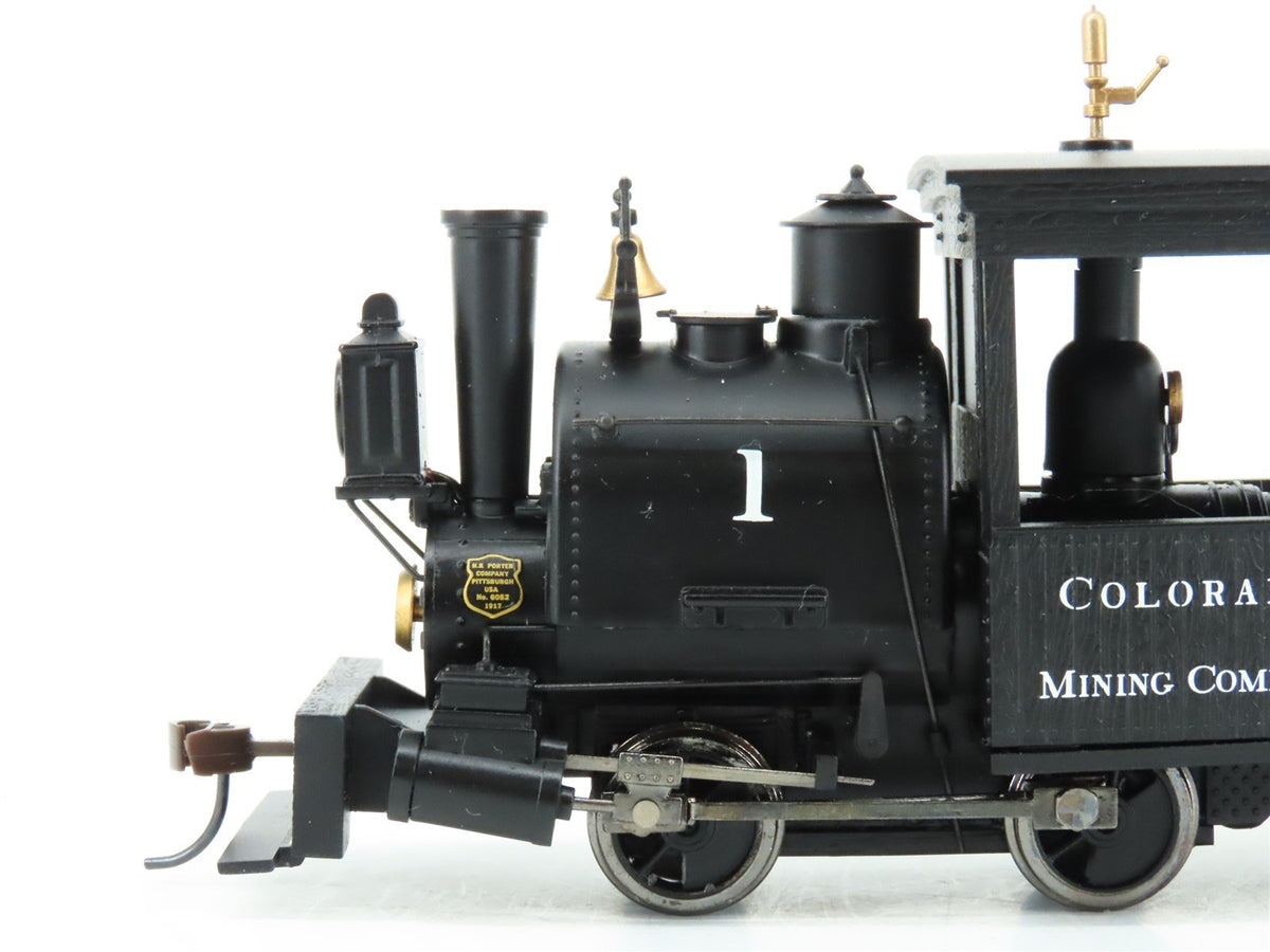 On30 Scale Bachmann 25562 Colorado Mining 0-4-2 Porter Steam Locomotive #1