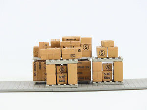 HO Scale Ertl 4165 Palletized Boxes Box Car Load