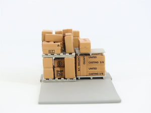 HO Scale Ertl 4165 Palletized Boxes Box Car Load