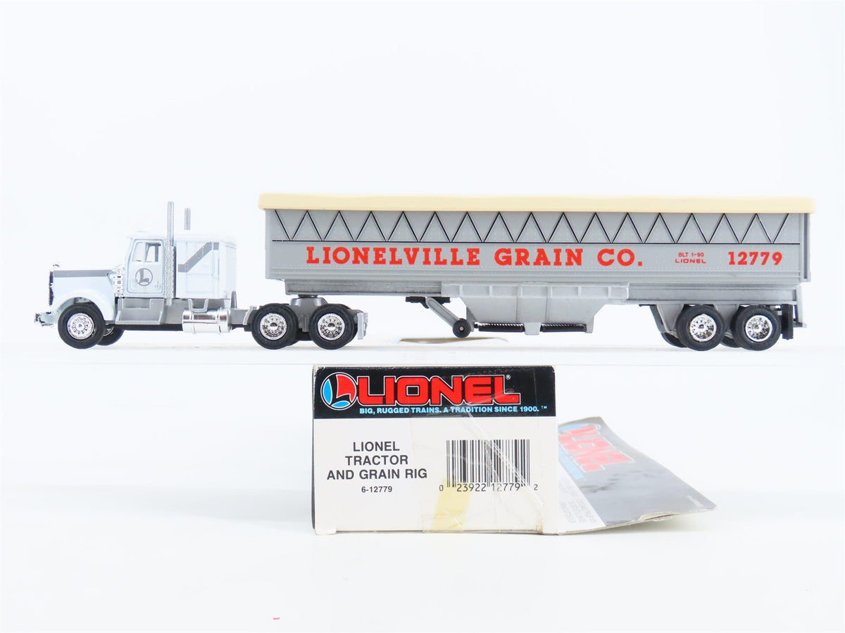 O 1/48 Scale Lionel 6-12779 Lionelville Grain Co Tractor &amp; Trailer #12779