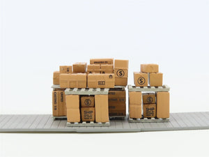 HO Scale Ertl 4165 Palletized Boxes Box Car Load