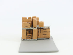 HO Scale Ertl 4165 Palletized Boxes Box Car Load