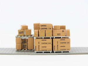 HO Scale Ertl 4165 Palletized Boxes Box Car Load