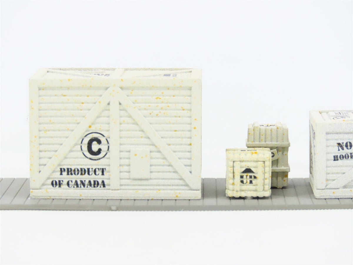 HO Scale Ertl 4159 Mine Head Pumping Machinery Gondola Load