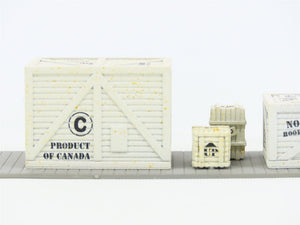 HO Scale Ertl 4159 Mine Head Pumping Machinery Gondola Load