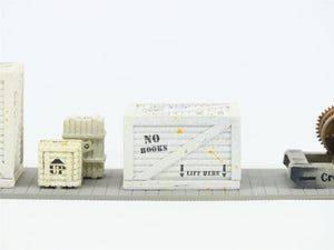 HO Scale Ertl 4159 Mine Head Pumping Machinery Gondola Load