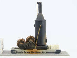 HO Scale Ertl 4159 Mine Head Pumping Machinery Gondola Load