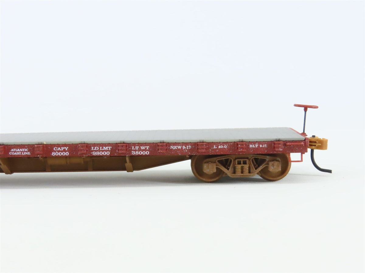 HO Scale Ertl 4979 ACL Atlantic Coast Line Railroad 40&#39; Flat Car #76229